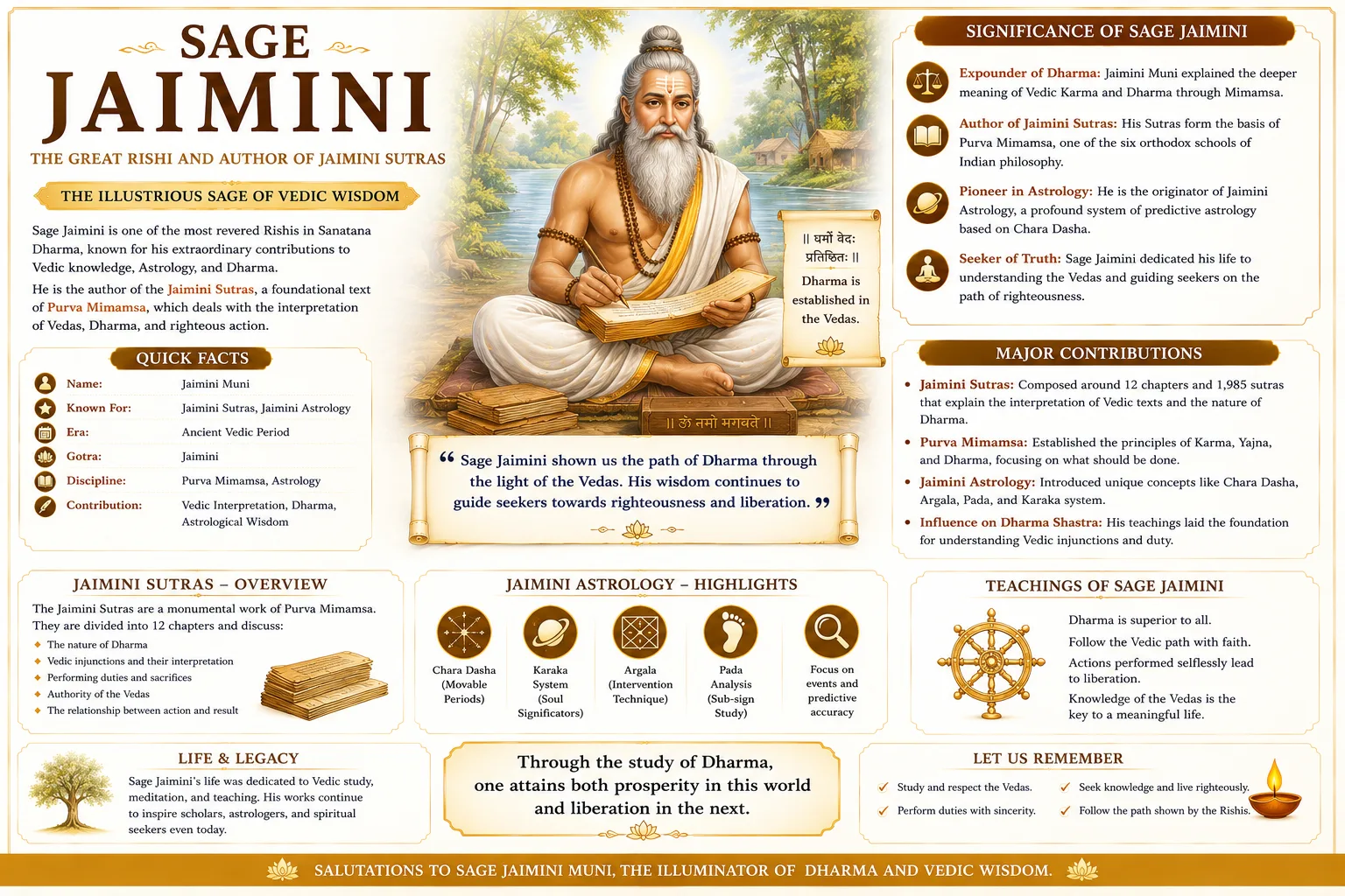 Sage Jaimini: The Founder of Purva Mimamsa