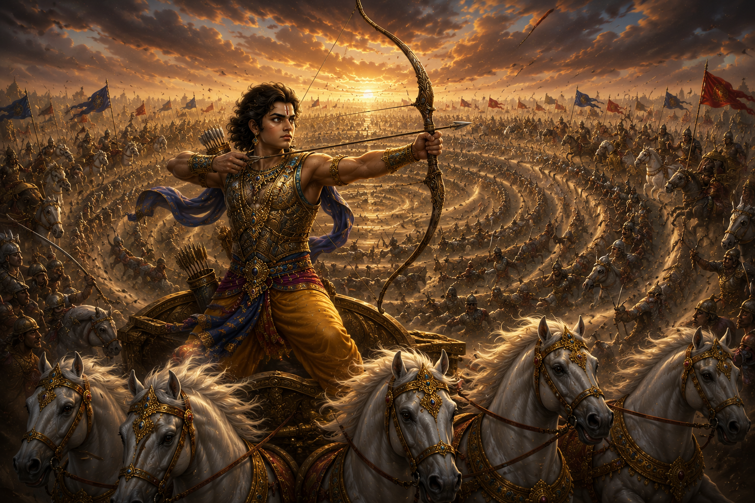 Abhimanyu: Arjuna’s Son and the Chakravyuha Hero