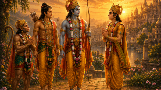bharata,ayodhya regent,ramayana,bharata rama,rama sandals throne