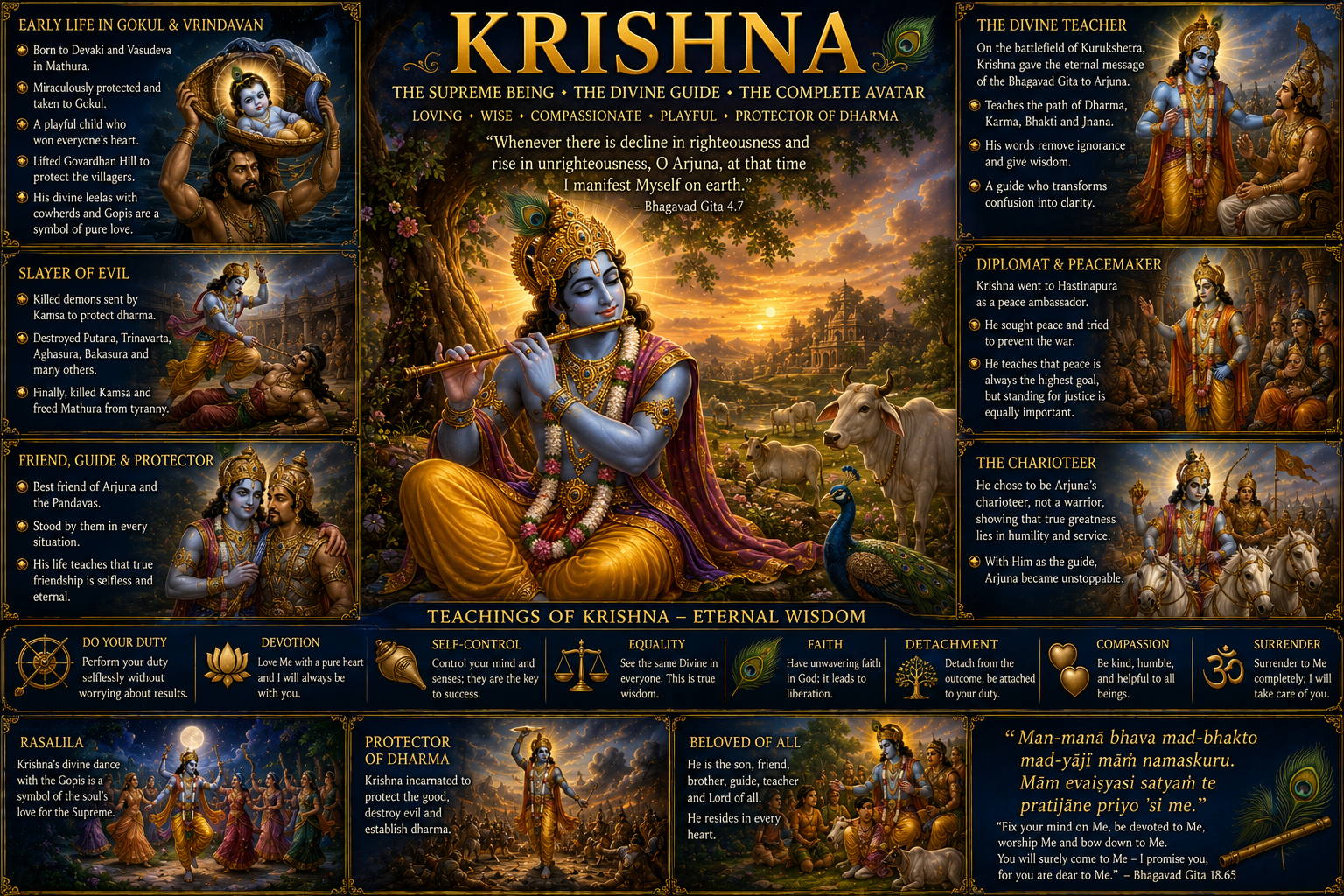 Krishna: The Complete Life, Teachings and Significance of the Yadava Avatara