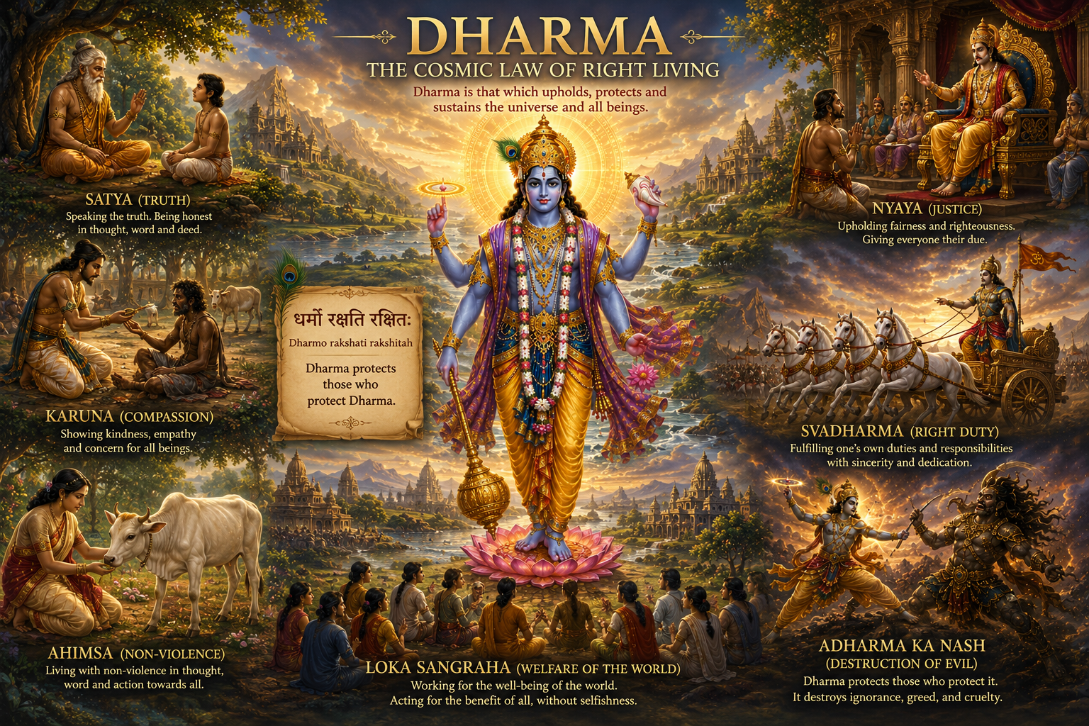 Dharma — The Cosmic Law of Right Living