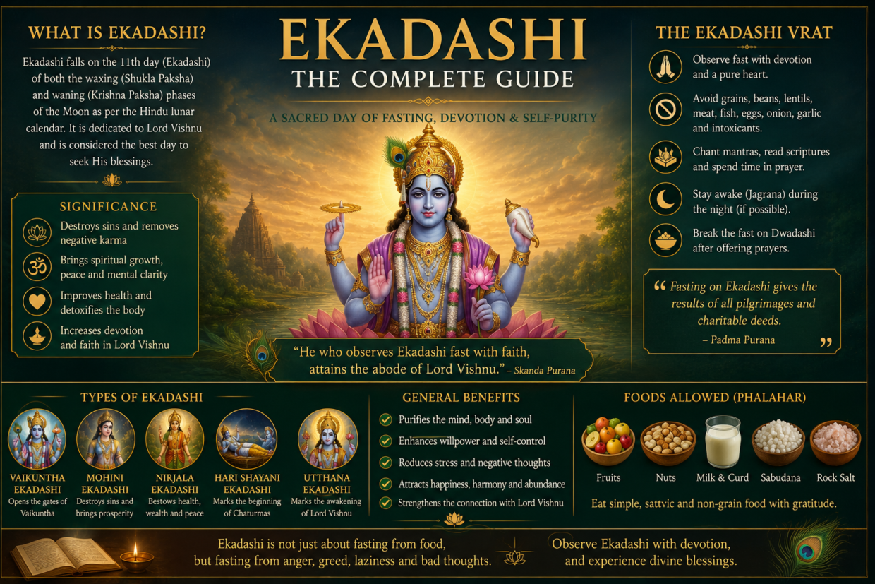 ekadashi,ekadashi fasting,vishnu ekadashi,nirjala ekadashi,ekadashi significance